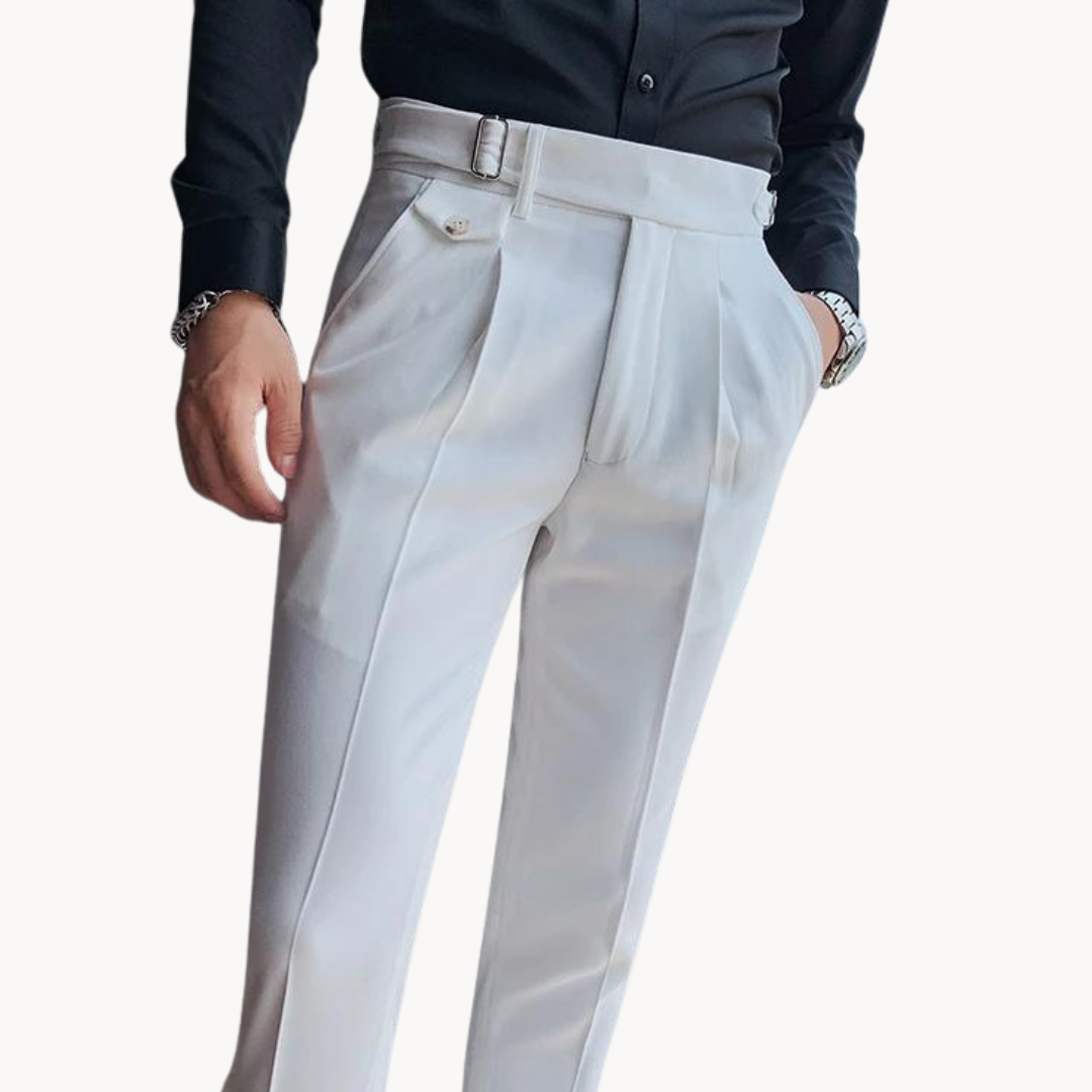 Marcello Sharp Bundfaltenhose