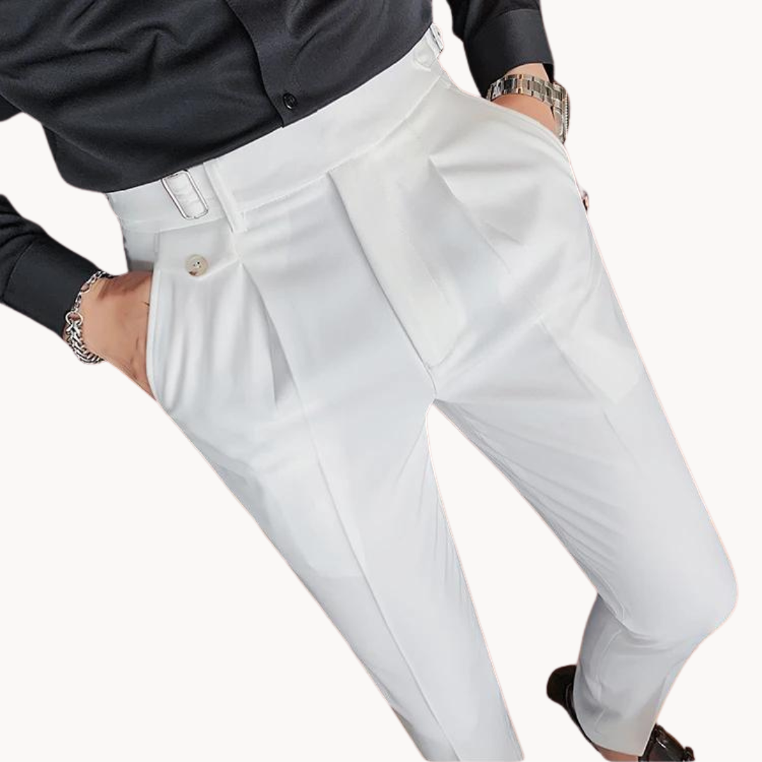 Marcello Sharp Bundfaltenhose