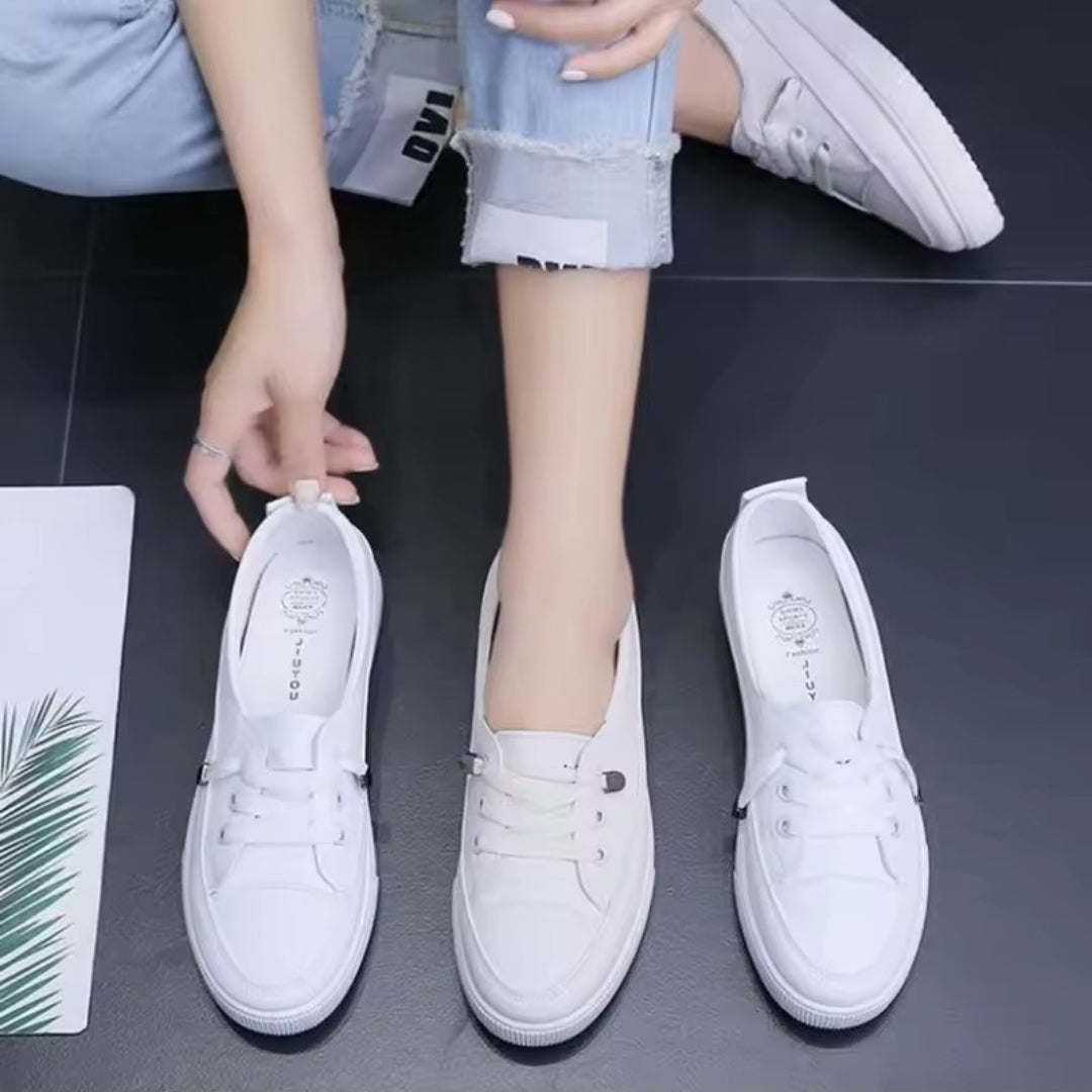 The Elara™ – Sleek White Trainer