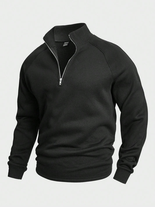 ANTONIO™ Freizeitpullover mit halbem Reißverschluss
