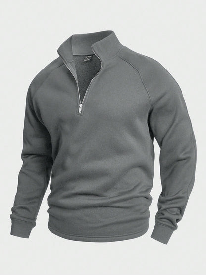 ANTONIO™ Freizeitpullover mit halbem Reißverschluss