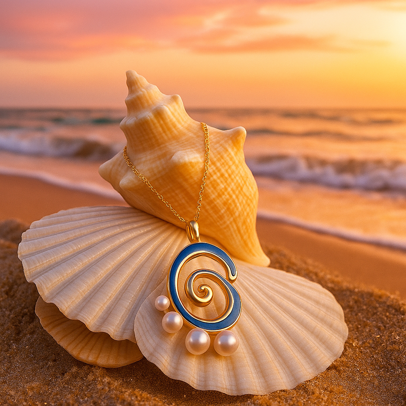SF Nettuna SpiralWave Pendant
