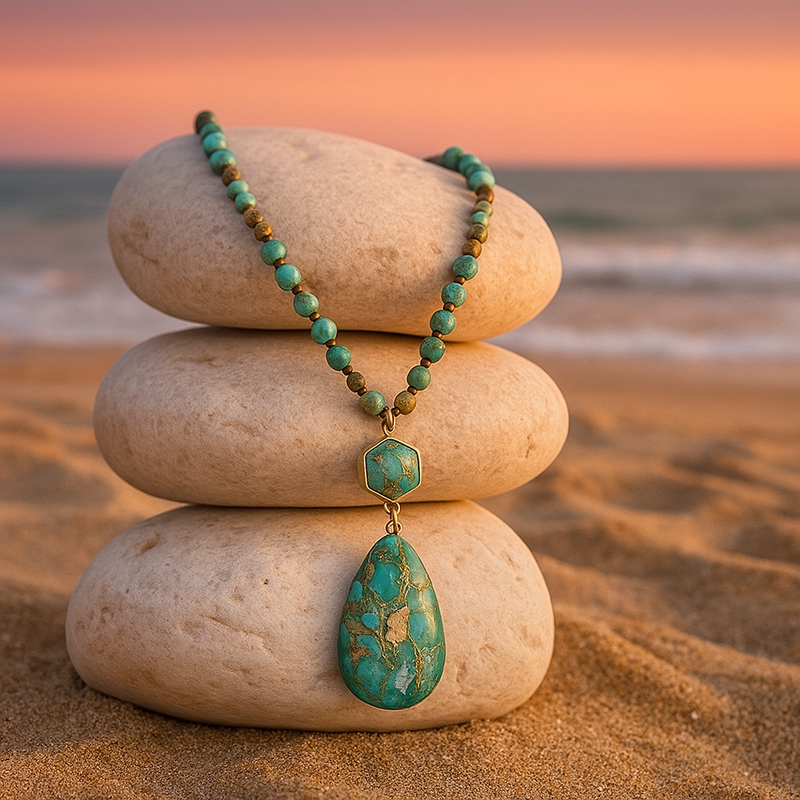 SF Emperor Stone Waterdrop Pendant