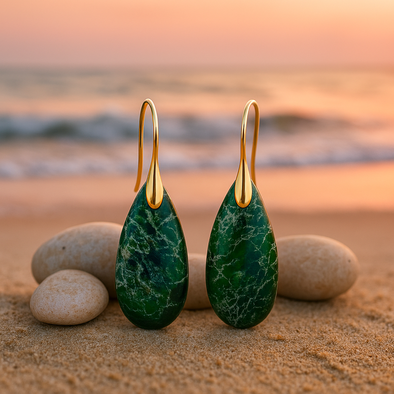 SF Isalea Emerald Dusk Earrings