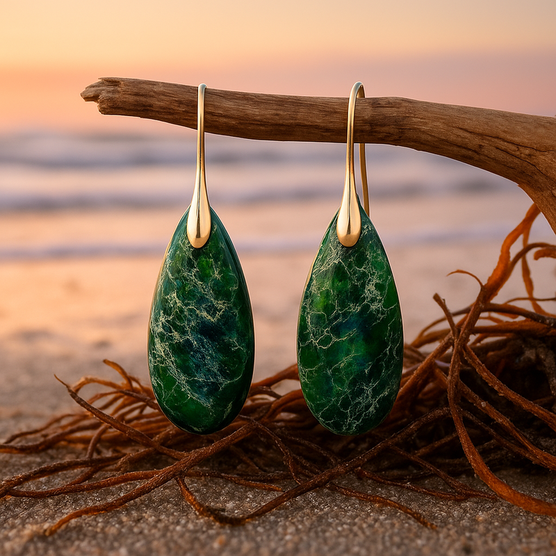 SF Isalea Emerald Dusk Earrings