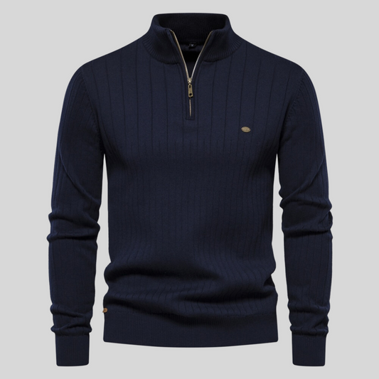 DANIEL | GERIPPTER PULLOVER