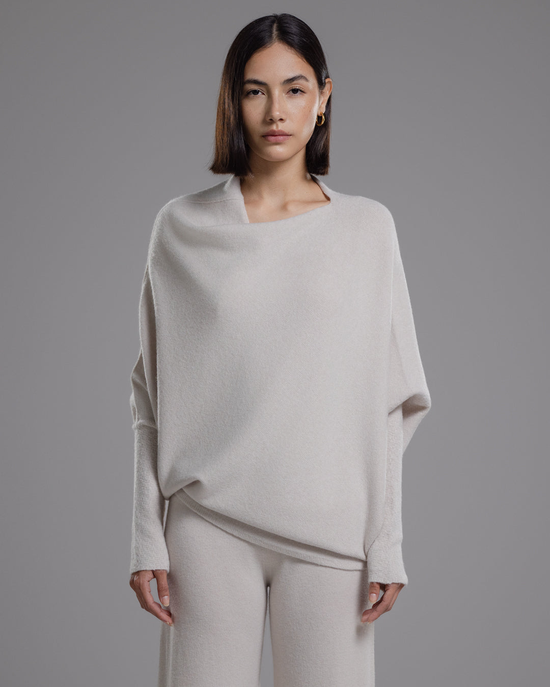 SF Whisper™ Asymmetric Draped Jumper