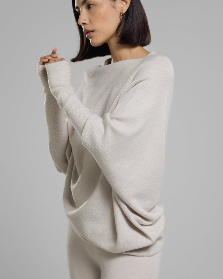 SF Whisper™ Asymmetric Draped Jumper