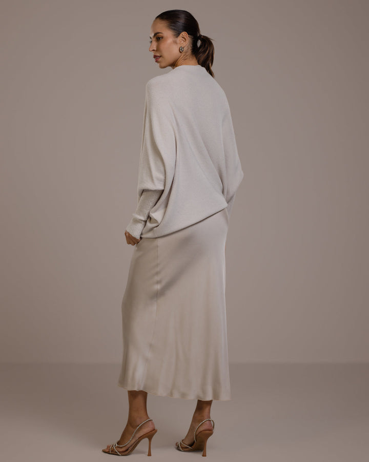 SF Whisper™ Asymmetric Draped Jumper