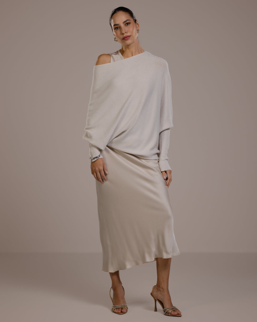 SF Whisper™ Asymmetric Draped Jumper