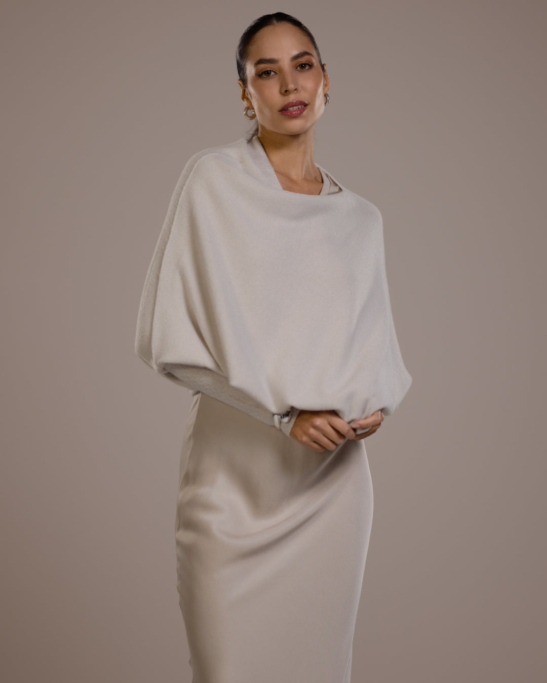 SF Whisper™ Asymmetric Draped Jumper