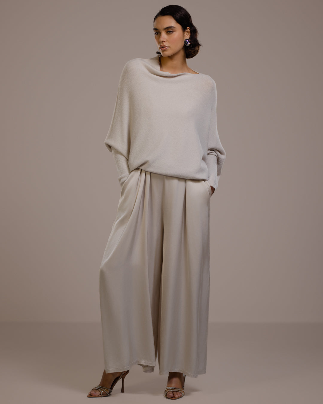 SF Whisper™ Asymmetric Draped Jumper
