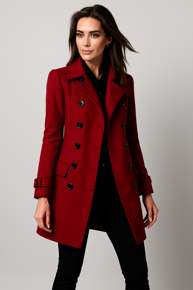Linda™ | Double Breasted Trench Coat