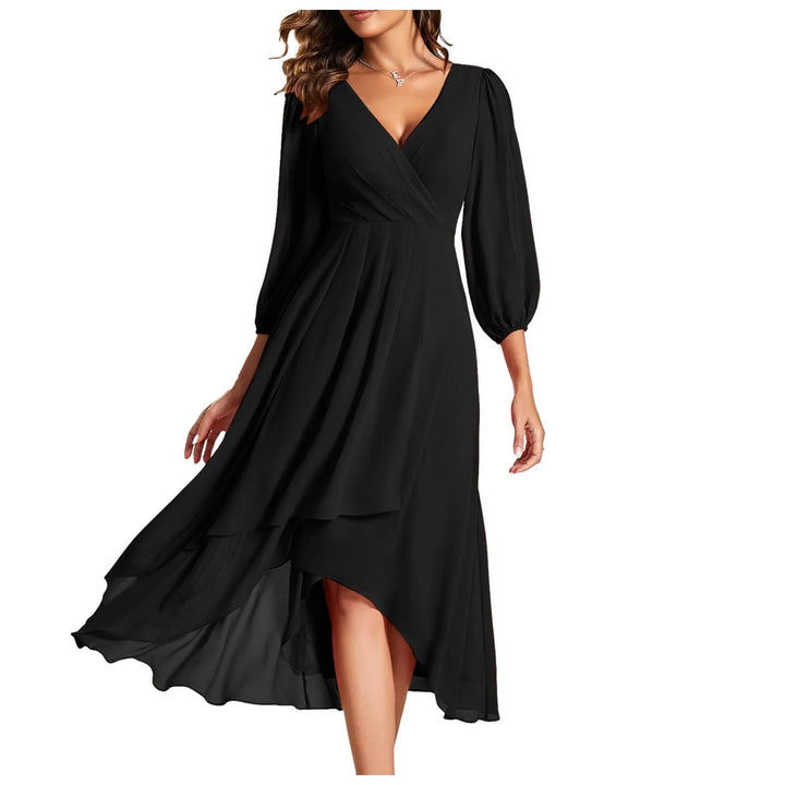 Mia | Elegantes V-Ausschnitt-Kleid