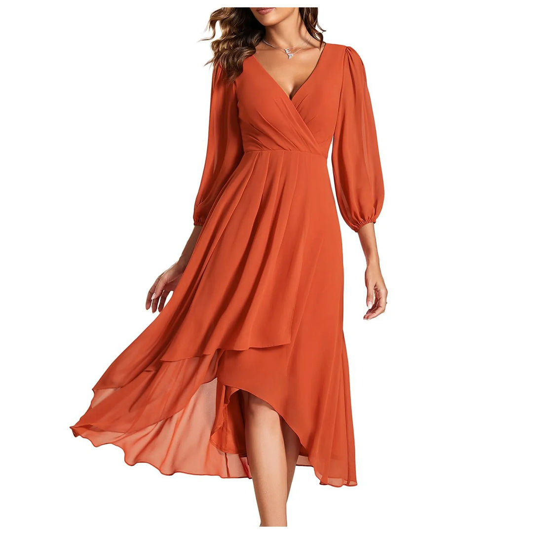 Mia | Elegantes V-Ausschnitt-Kleid