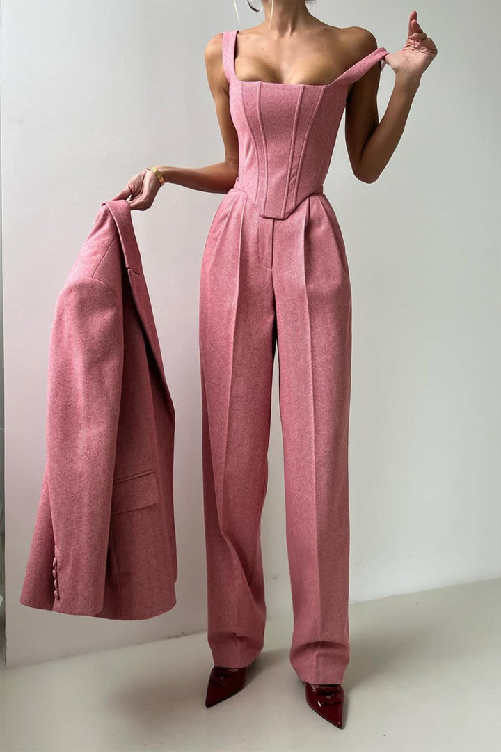Dolce™ – Dreiteiliges Set mit zweireihigem Blazer