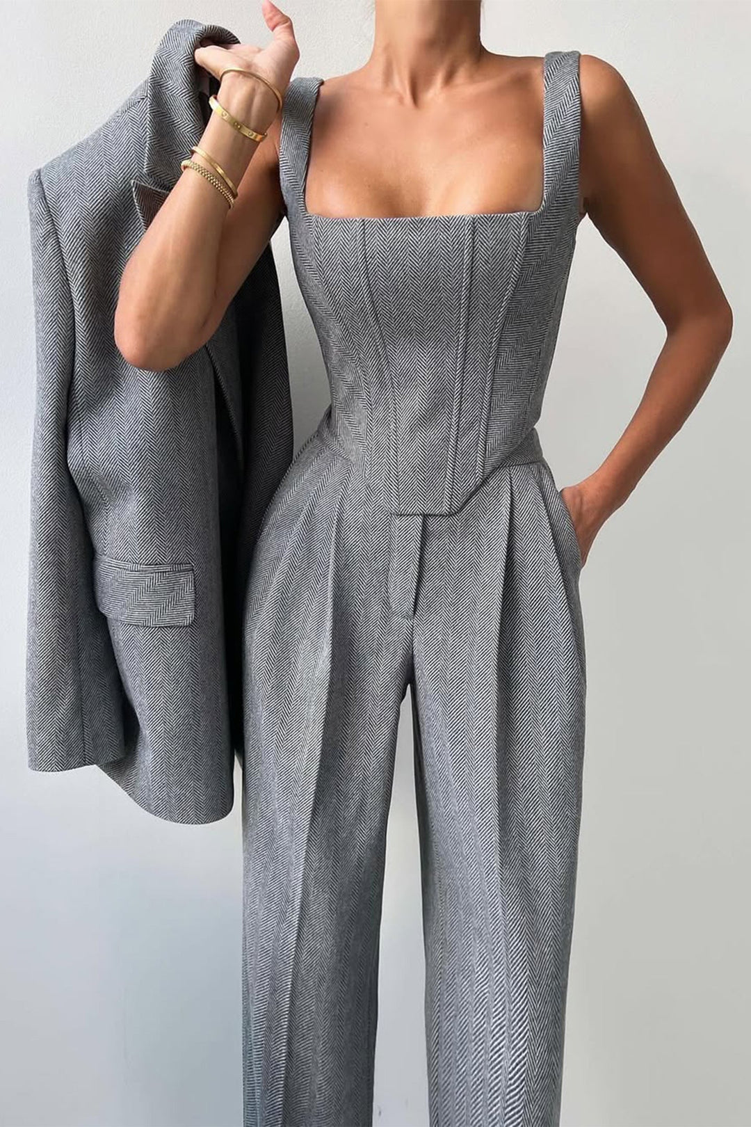 Dolce™ – Dreiteiliges Set mit zweireihigem Blazer