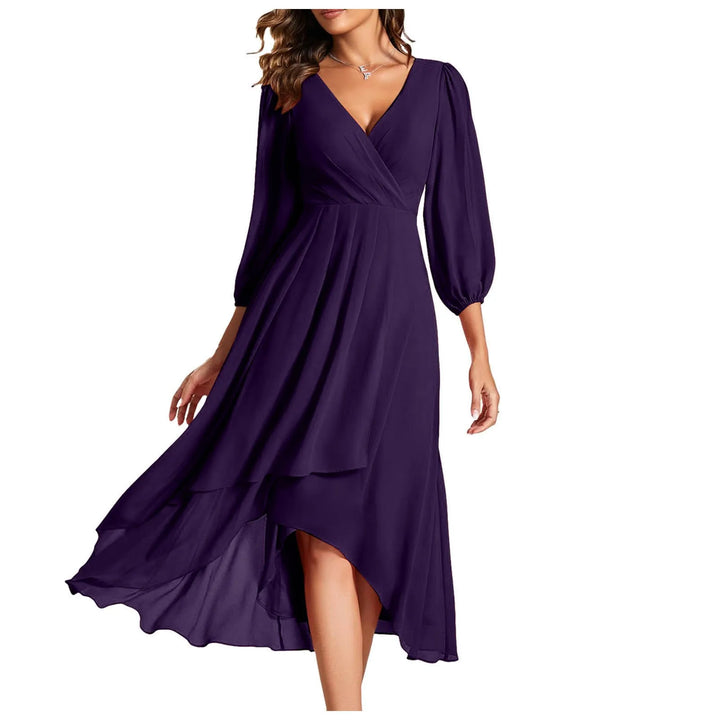 Mia | Elegantes V-Ausschnitt-Kleid