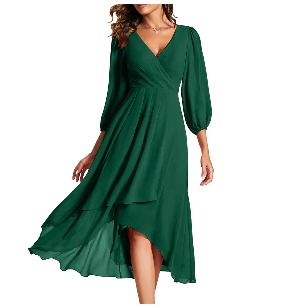 Mia | Elegantes V-Ausschnitt-Kleid