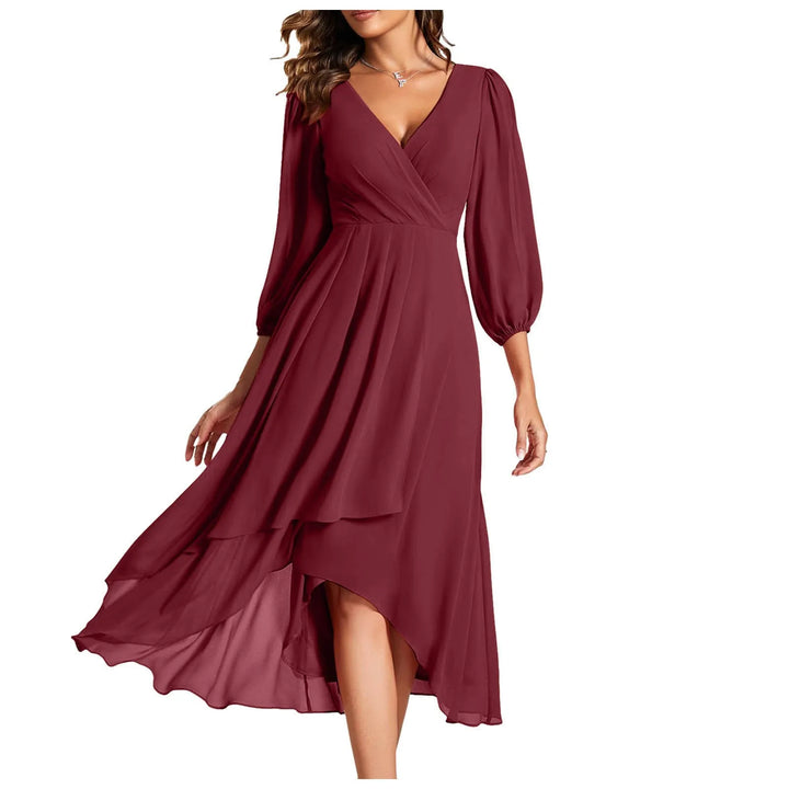 Mia | Elegantes V-Ausschnitt-Kleid