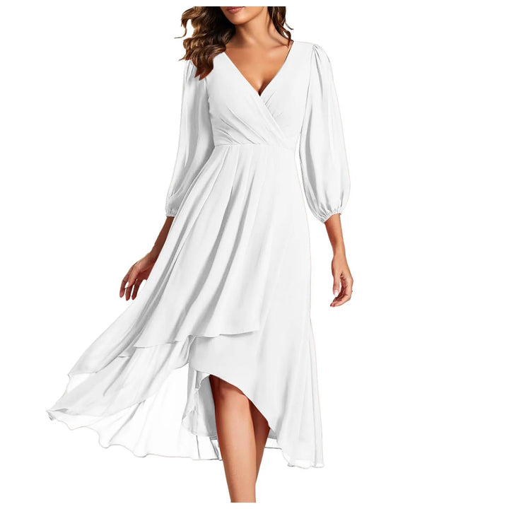 Mia | Elegantes V-Ausschnitt-Kleid