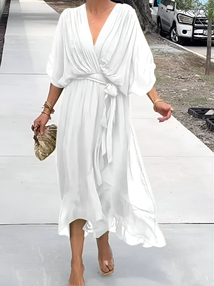 Monica™ | Chiffon V-neck Dress