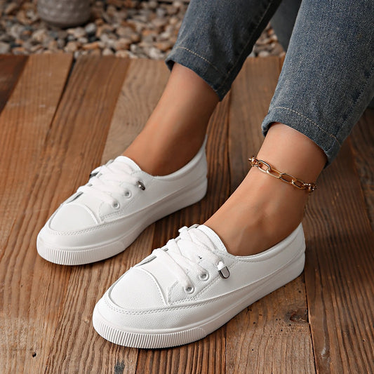 The Elara™ – Sleek White Trainer