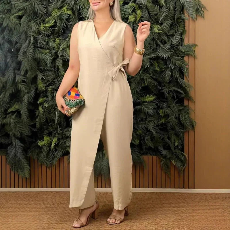 Lilianna | Stijlvolle wikkeljumpsuit – Moeiteloze klasse