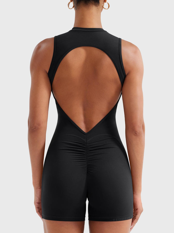 SF Tessia Backless Scrunch Romper