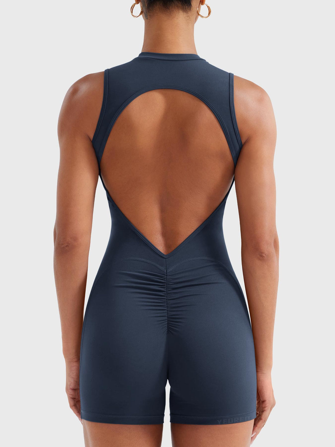 SF Tessia Backless Scrunch Romper