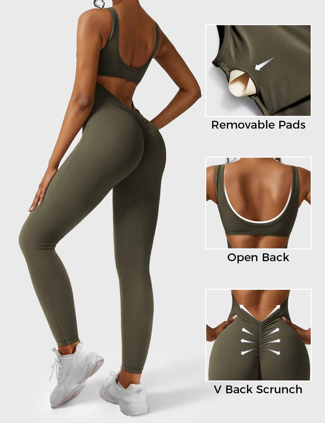 SF Lizvette V-Back Jumpsuit