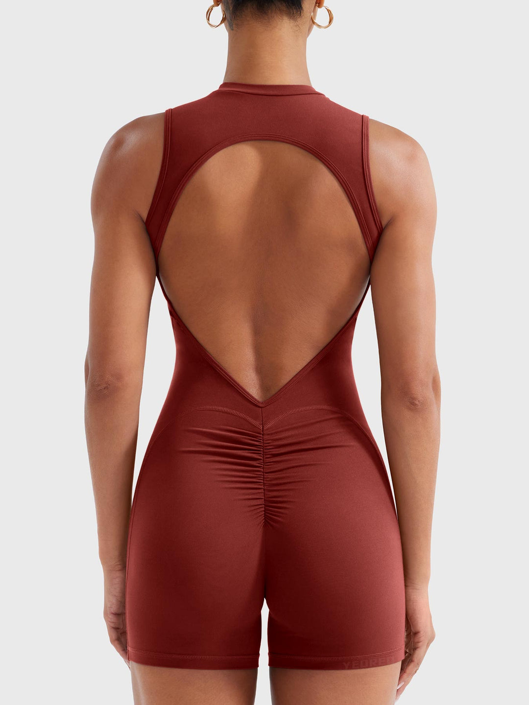 SF Tessia Backless Scrunch Romper