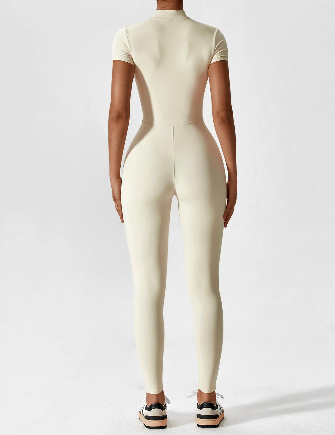 SF Long Sleeve/ Short Sleeve Zipper Jumpsuit