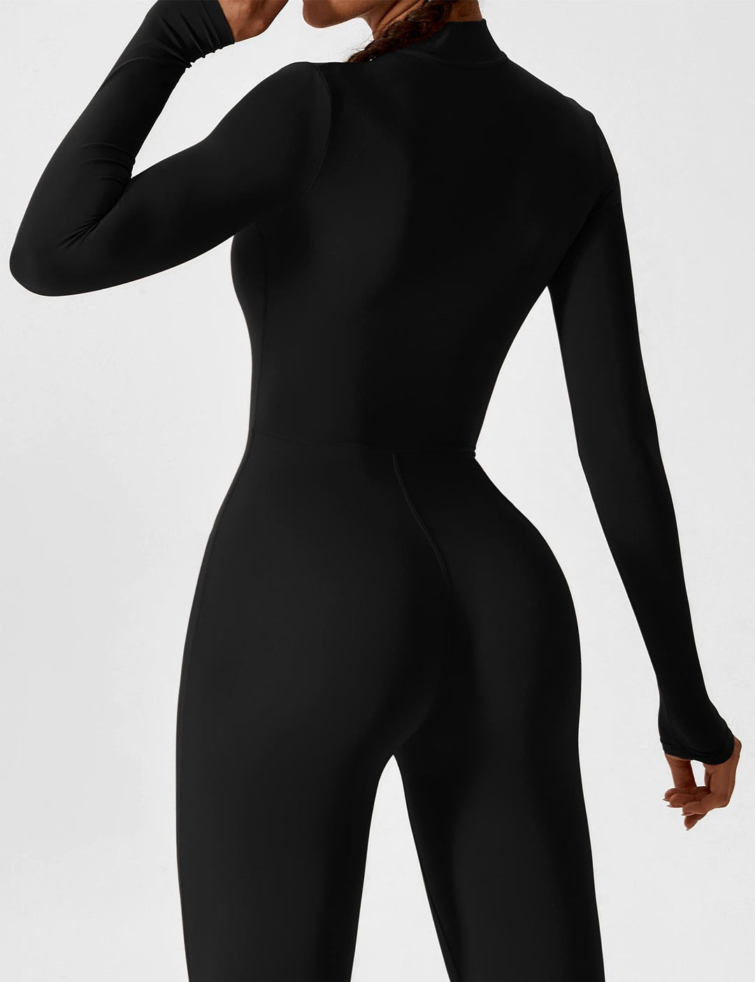 SF Long Sleeve/ Short Sleeve Zipper Jumpsuit