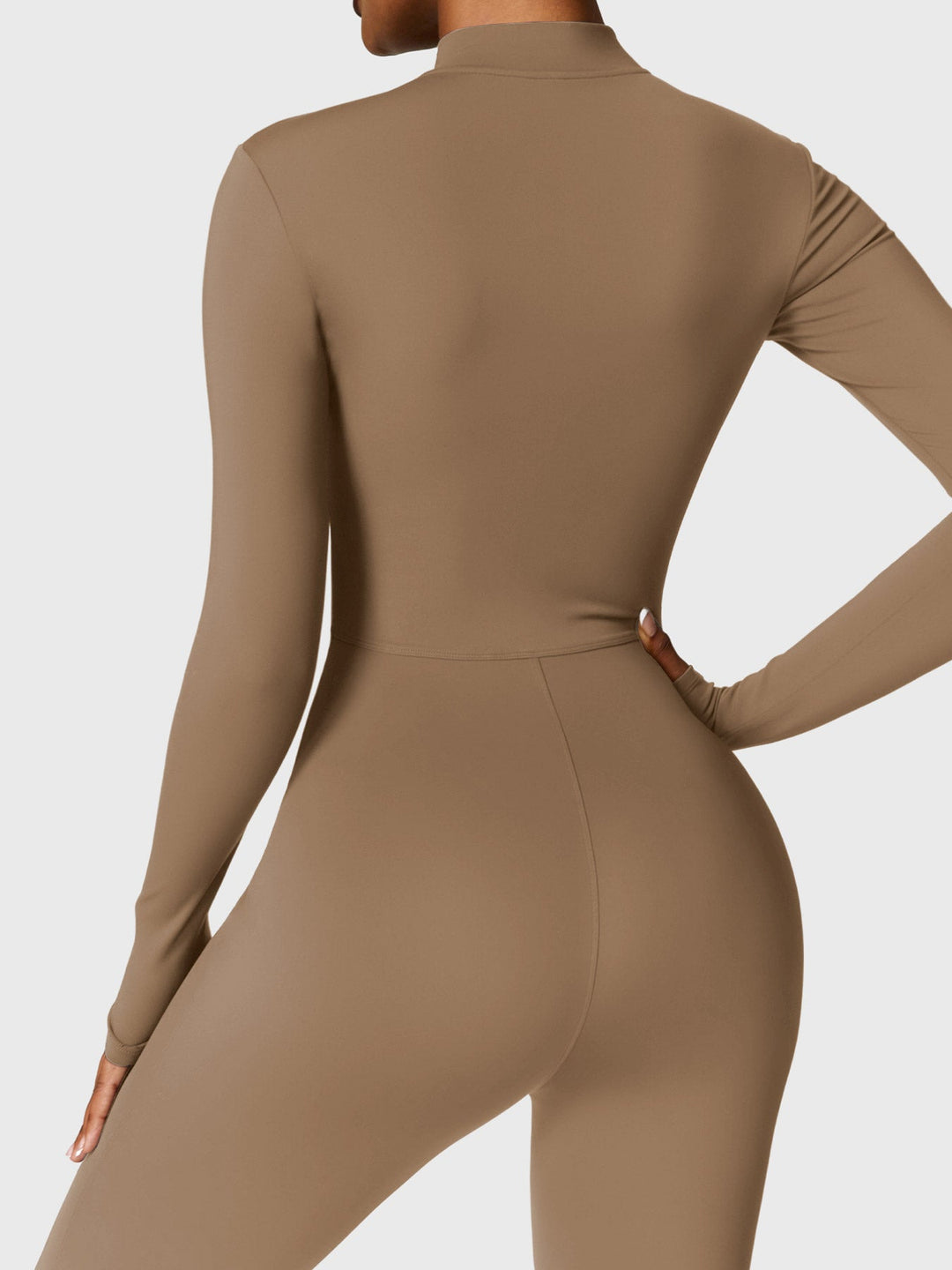 SF Belle Fleece Long Sleeve Zipper Jumpsuit