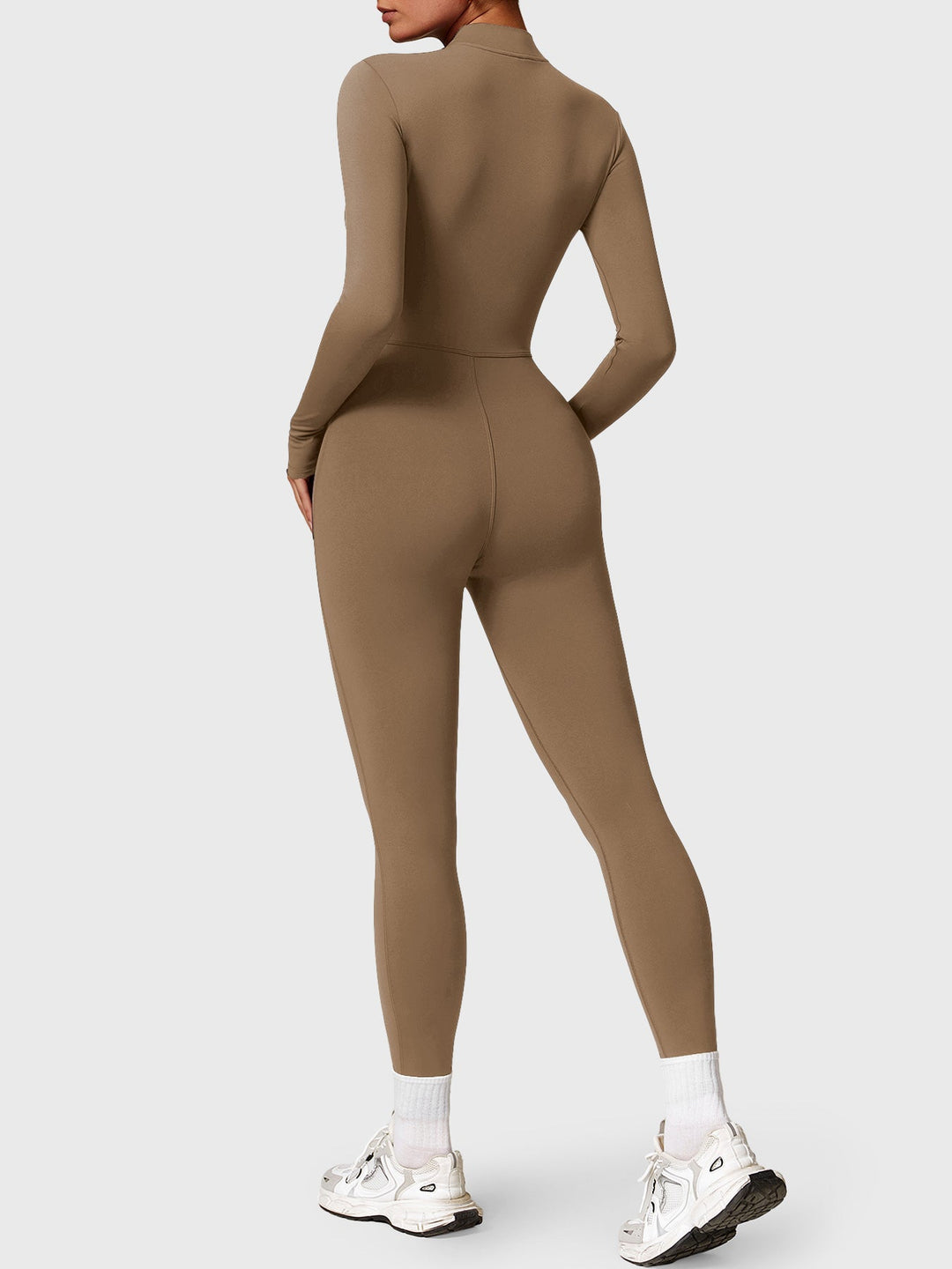 SF Belle Fleece Long Sleeve Zipper Jumpsuit