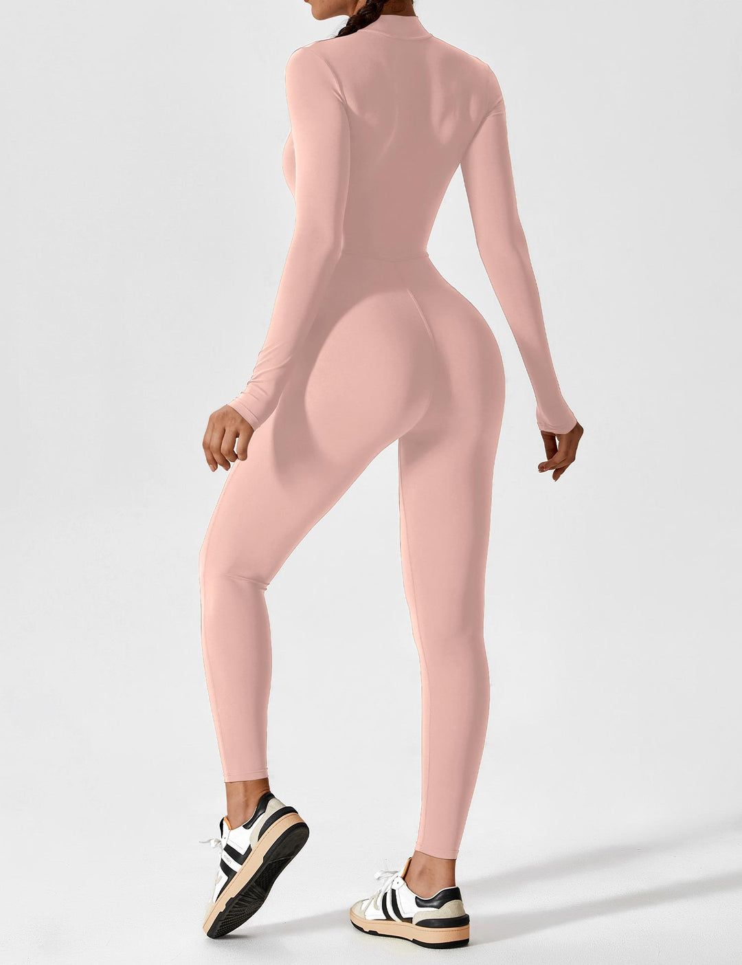 SF Long Sleeve/ Short Sleeve Zipper Jumpsuit