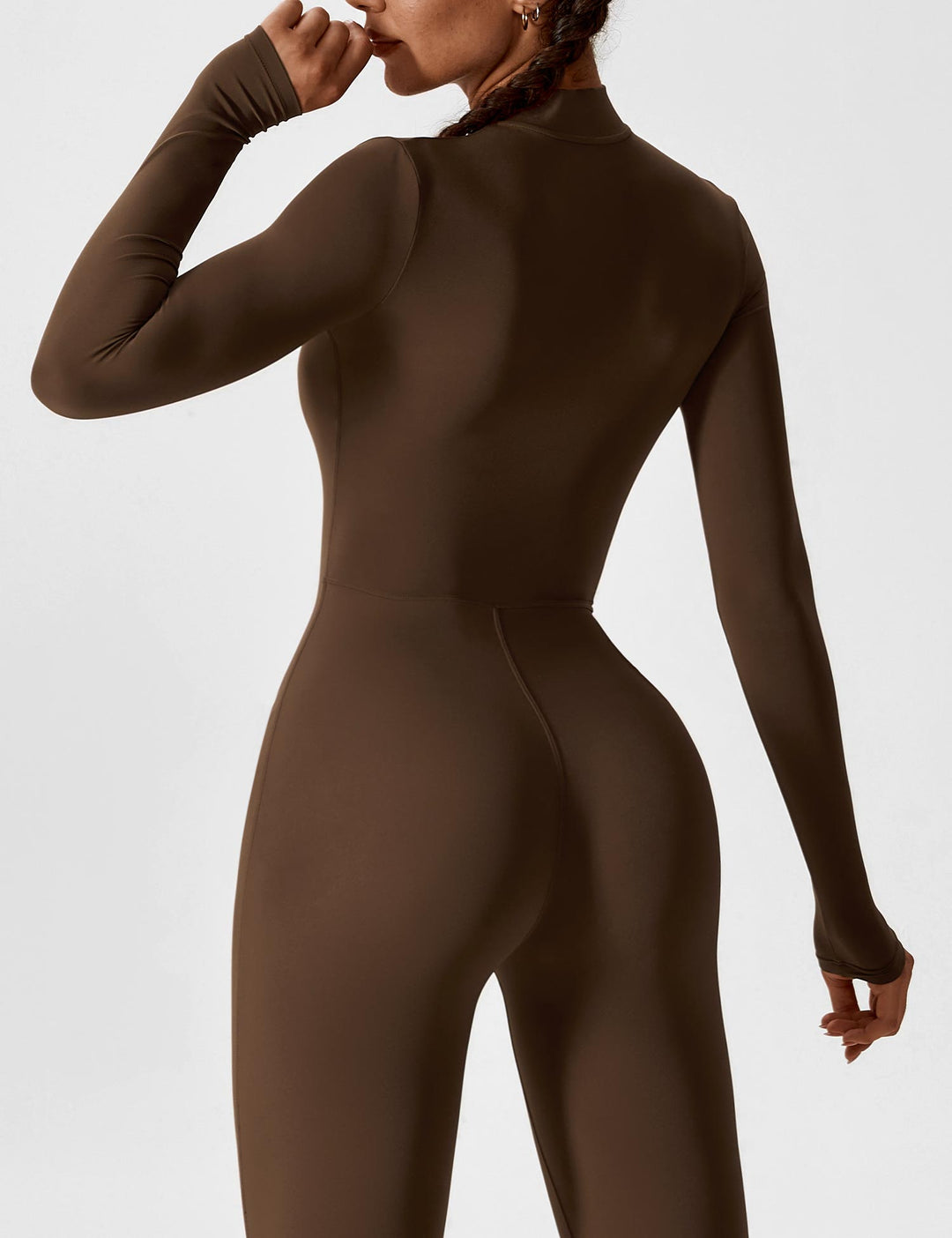 SF Long Sleeve/ Short Sleeve Zipper Jumpsuit