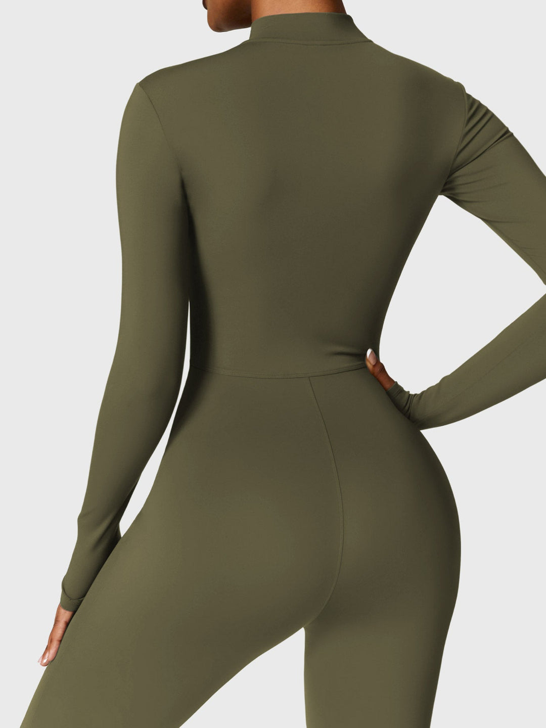 SF Belle Fleece Long Sleeve Zipper Jumpsuit