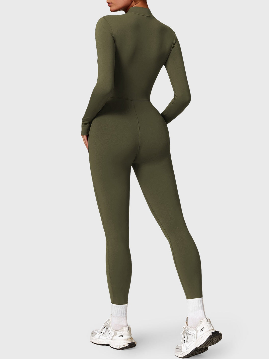 SF Belle Fleece Long Sleeve Zipper Jumpsuit