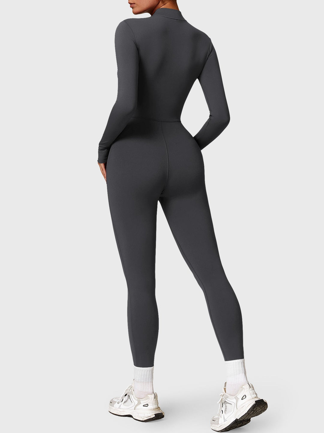 SF Belle Fleece Long Sleeve Zipper Jumpsuit