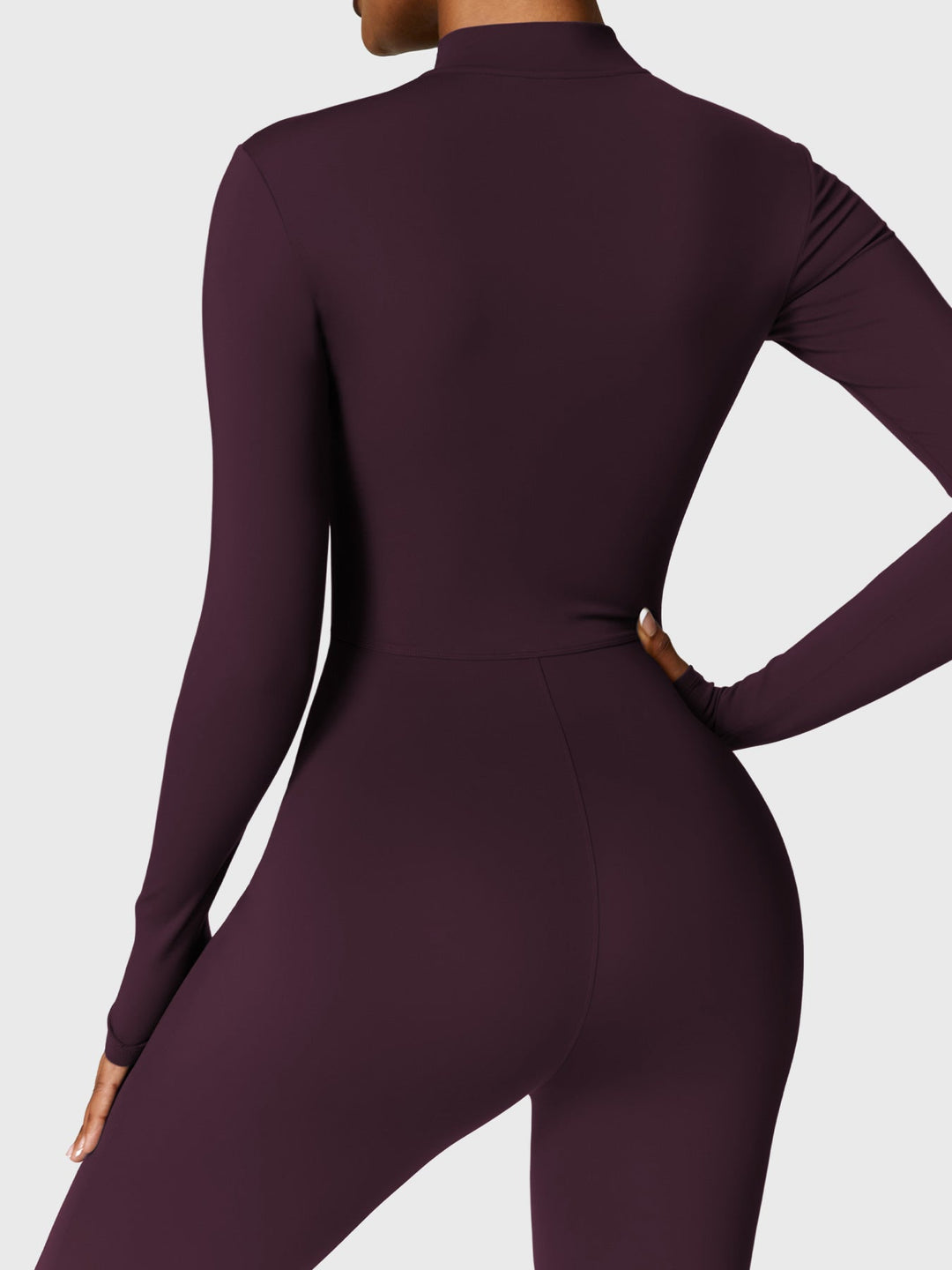 SF Belle Fleece Long Sleeve Zipper Jumpsuit