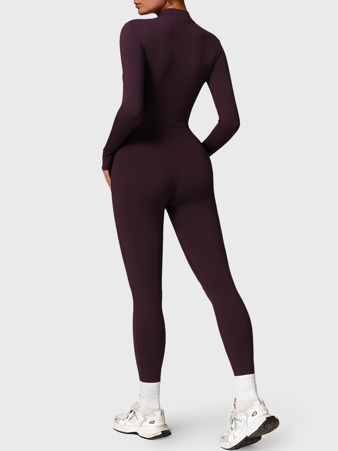 SF Belle Fleece Long Sleeve Zipper Jumpsuit