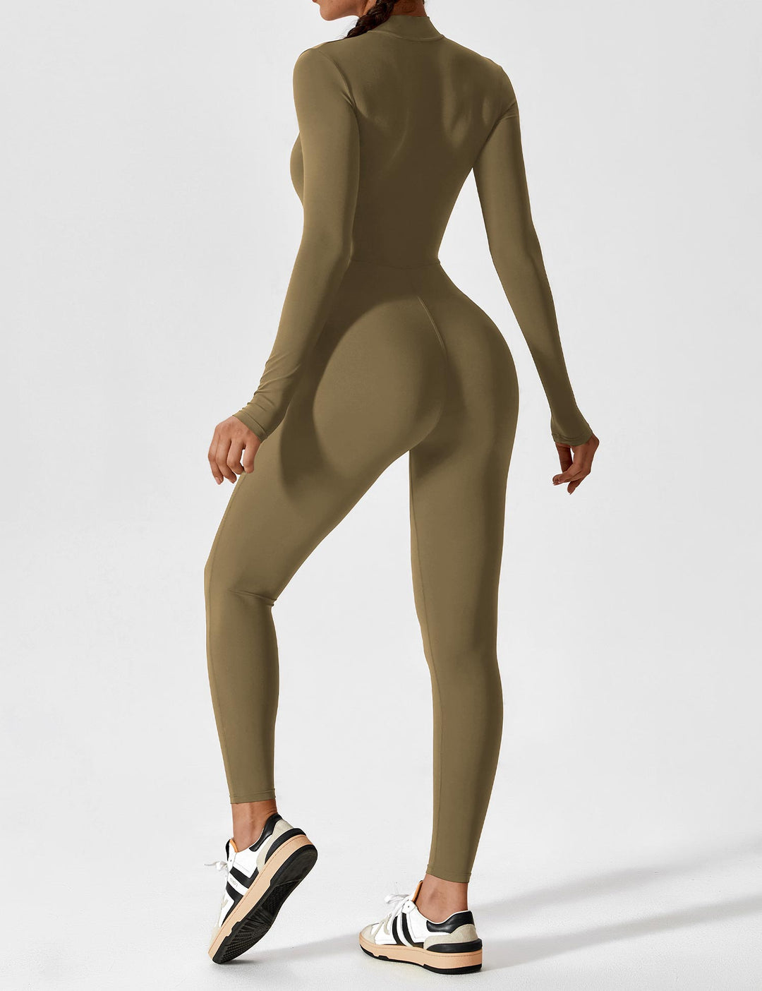 SF Long Sleeve/ Short Sleeve Zipper Jumpsuit