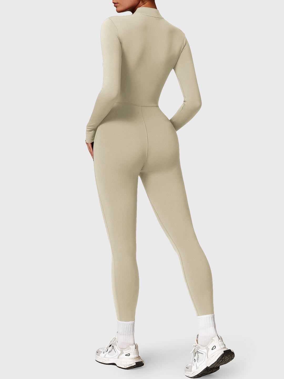 SF Belle Fleece Long Sleeve Zipper Jumpsuit