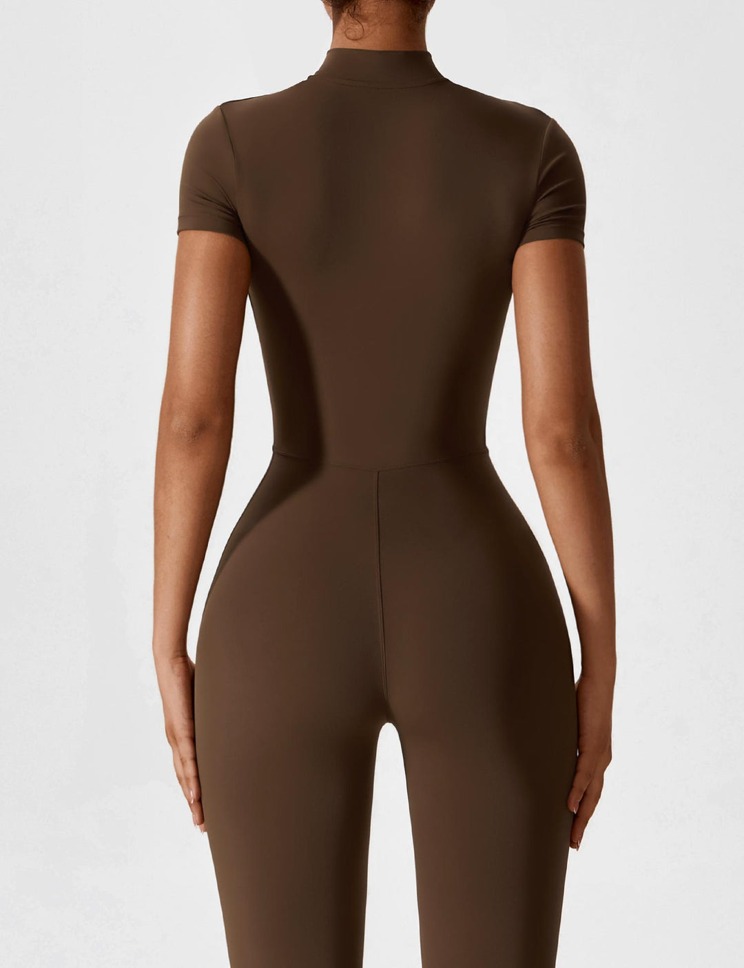 SF Long Sleeve/ Short Sleeve Zipper Jumpsuit