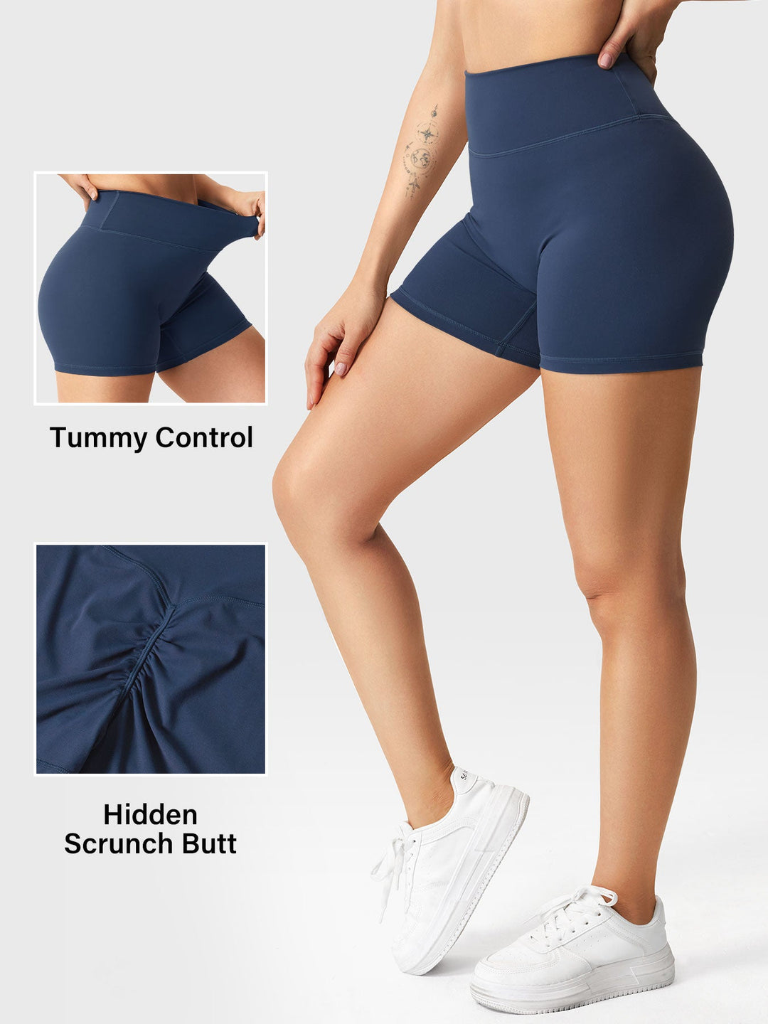SF Craze 4.5" Scrunch Shorts