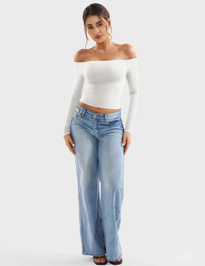 SF Luzlie Off Shoulder Top